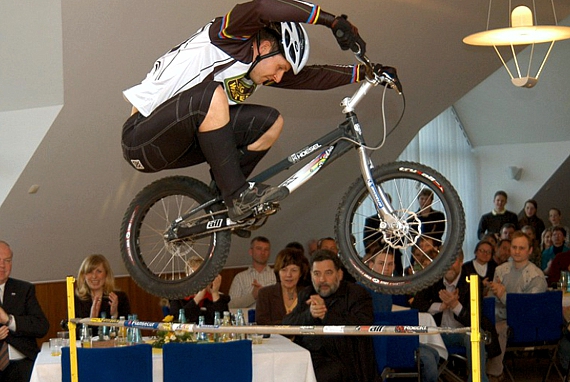 2008 » März - Trial Show bei der Nachwuchssportgala in Annaberg